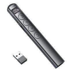 Télécommande de Présentation Laser Rechargeable – Pointeur Laser Multifonction PPT avec Contrôle à Distance
