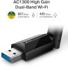 Clé WiFi 5G TP-Link AC1300 TPLink T3U Plus Adaptateur USB WIFI 5G Wireless Gigabyte USB Wi-FI Sans Fil Archer T3U Plus TpLink