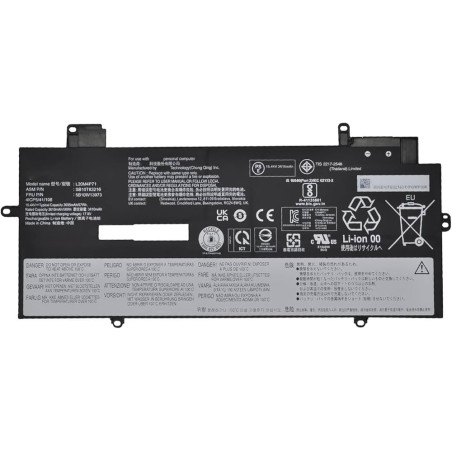 Batterie PC Lenovo ThinkPad X1 Carbon 9eme 10eme Gen X1 Yoga 6eme 7eme Gen High Quality Battery Lenovo L20M4P71/L20C4P71