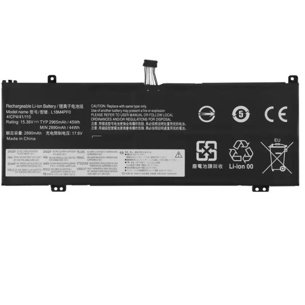 Batterie PC Lenovo ThinkBook 13S-IML 14S-IML 14S-IWL 13S-IWL 20RR 20RS 20R9 20RM High Quality Lenovo L18C4PF0 L18M4PF0