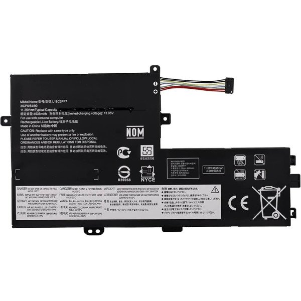 Batterie PC Lenovo IdeaPad S340-14IML C340-15IWL/15IIL S340-15IWL Flex-15IWL/15IML/15IIL High Quality Lenovo L18C3PF7 L18M3PF7