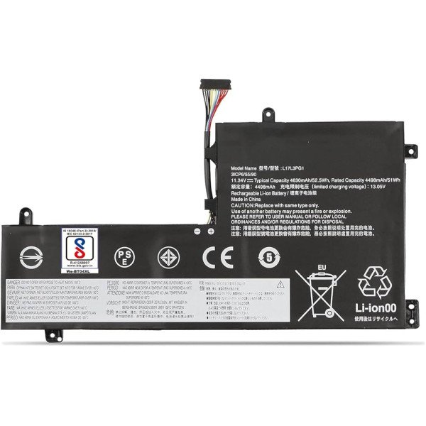 Batterie PC Lenovo Y530 Y530-15ICH Y7000 Y7000P SB10W67196 SB10 Batterie de Remplacement Lenovo L17L3PG1 L17M3PG3