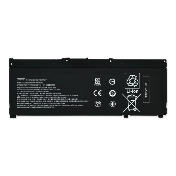 Batterie PC HP Pavilion/Gaming/Omen/Envy 15/17 Originale Qualité Batterie HP SR04XL 15.4V 4550mAh