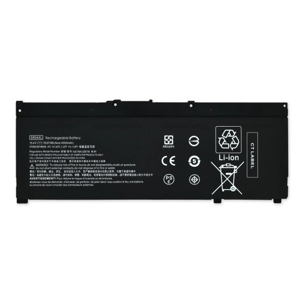 Batterie PC HP Pavilion/Gaming/Omen/Envy 15/17 Originale Qualité Batterie HP SR04XL 15.4V 4550mAh
