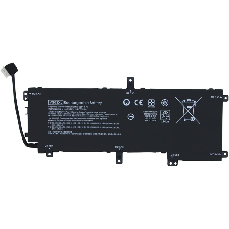 Batterie HP VS03XL – Envy 15 Original Qualité 11.55V 52Wh