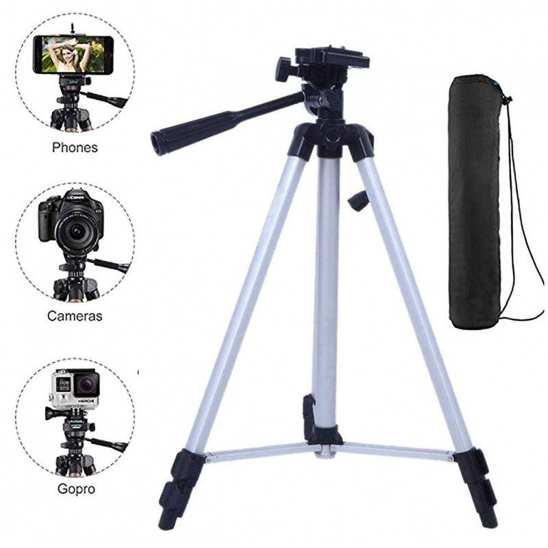 Pro Tripod 330A Aluminium Pour Smartphones et Appareil Photo Nikon Canon Sony Prix Maroc
