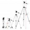 Pro Tripod 330A Aluminium Pour Smartphones et Appareil Photo Nikon Canon Sony Prix Maroc