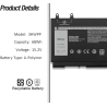 Batterie PC Dell Latitude 14 5401 5411 15 5501 5511 Precision 3541 3551 High Quality Battery Laptop Dell 3HWPP 15.2V 68Wh