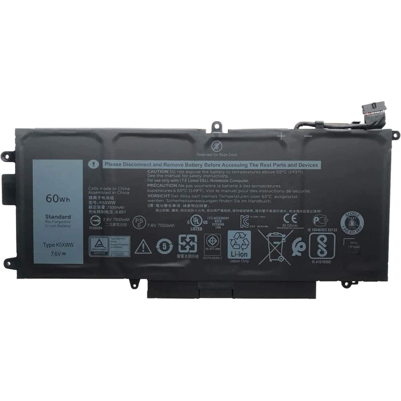 Batterie PC Dell Latitude 13 7389 7390 2-in-1 5289 2-in-1 Original Quality Battery Laptop DELL K5XWW 7.6V 60Wh