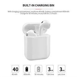 TWS i12 Pro Écouteurs sans fil Bluetooth à commande tactile