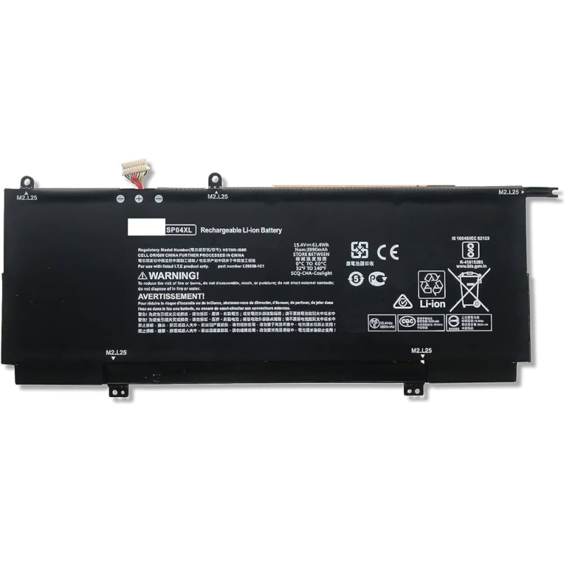 Batterie PC HP HP Spectre X360 13-AP0000 13T-AP 13-AP Originale Qualité Batterie HP SP04XL 15.4V 61.4Wh