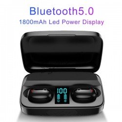 Tws A10S Earbuds Earphone Wireless Bluetooth 5.0 Headphone with Charge display