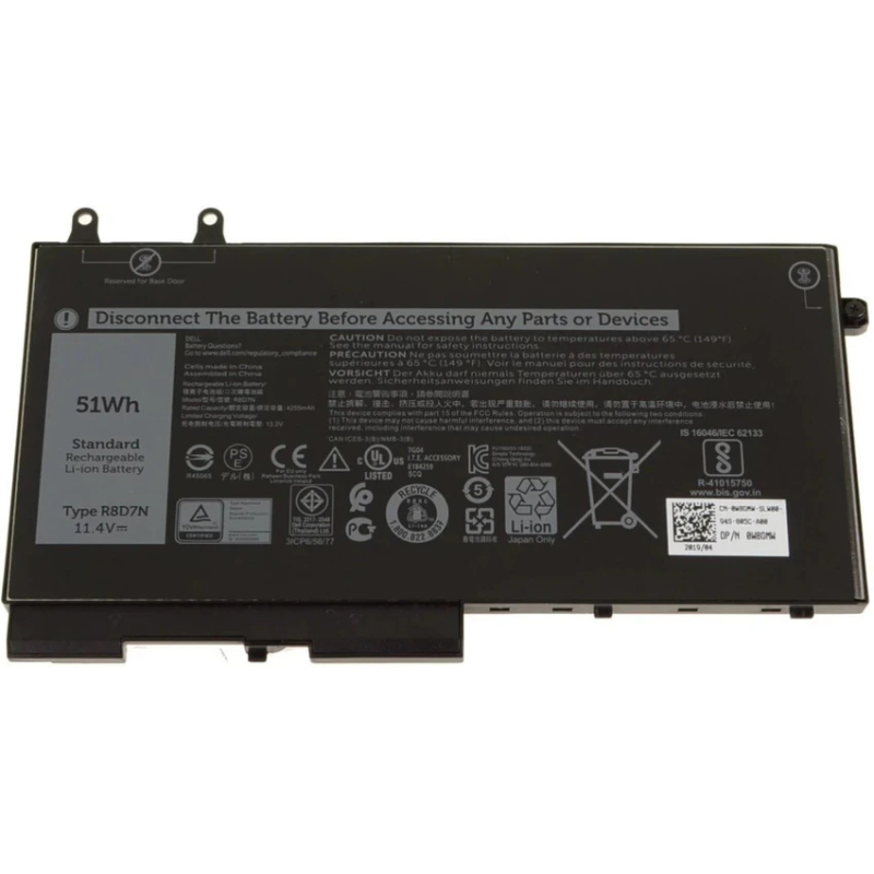 Batterie PC Dell Latitude 5400 5410 5500 5510 5511 Precision 3540 M3540 3550 Inspiron 7590 7591 7791 Batterie Dell R8D7N