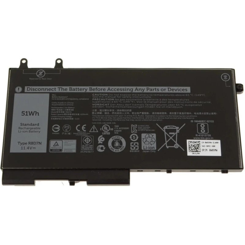 Batterie PC Dell Latitude 5400 5410 5500 5510 5511 Precision 3540 M3540 3550 Inspiron 7590 7591 7791 Batterie Dell R8D7N
