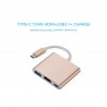 Adaptateur/Convertisseur Type-C/USB-C Vers HDMI 4K USB 3.0 Hub MultiPort 3 iN 1 Compatible Smartphone/PC/Macbook Prix Maroc