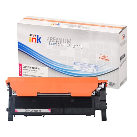 Toner Imprimante Samsung CLX 3300/3302/3303 CLP 360/362/363 XPress SL-C410/C460 Toner Samsung 406S/M406S/CLT-M406S Magenta
