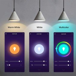 Lampe WIFI 15W LED RGBW WiFi Bluetooth sans fil Intelligent APP