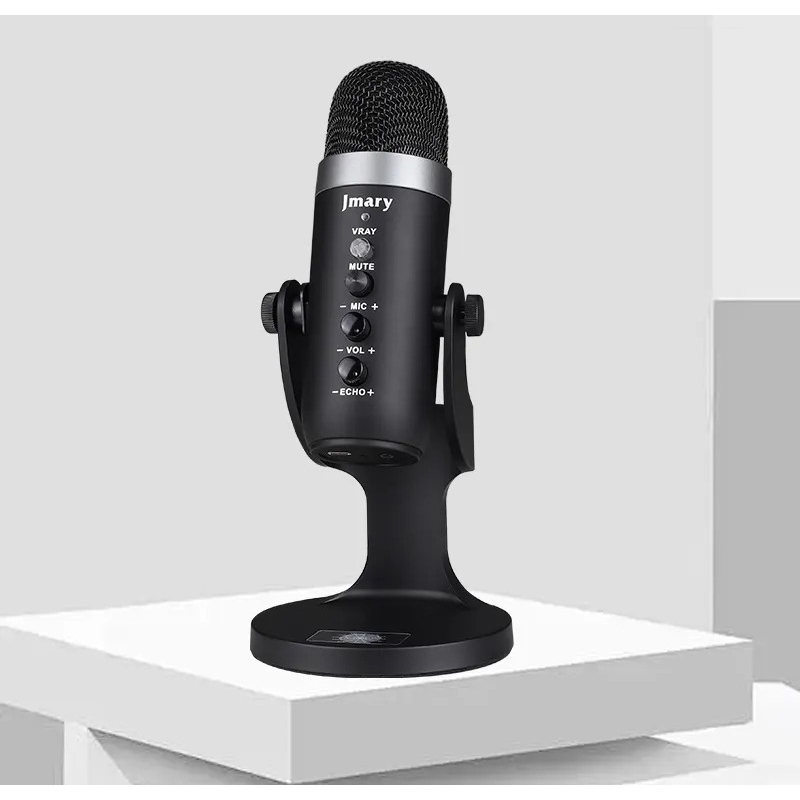 Microphone Professionnel USB Type-C Multifonction Podcast Microphone & Gaming Jmary MC‑PW8 Support Smartphone/PC/Mac