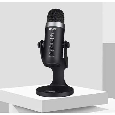 Microphone Professionnel USB Type-C Multifonction Podcast Microphone & Gaming Jmary MC‑PW8 Support Smartphone/PC/Mac