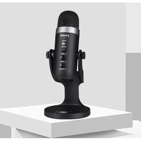Microphone Professionnel USB Type-C Multifonction Podcast Microphone & Gaming Jmary MC‑PW8 Support Smartphone/PC/Mac