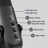 Microphone Professionnel USB Type-C Multifonction Podcast Microphone & Gaming Jmary MC‑PW8 Support Smartphone/PC/Mac
