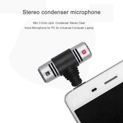 Mini Micro Smartphone Numérique Stéréo Voix Claire Adaptateur 3.5mm Jack