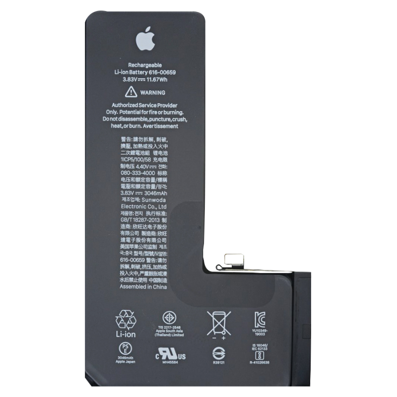 Batterie Iphone 11 Pro Apple Haute Capacité Batterie Iphone 11 Pro Original Qualité OEM 3046 mAh