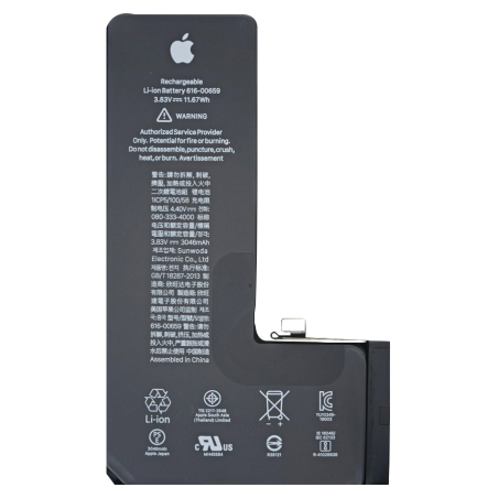 Batterie Iphone 11 Pro Apple Haute Capacité Batterie Iphone 11 Pro Original Qualité OEM 3046 mAh