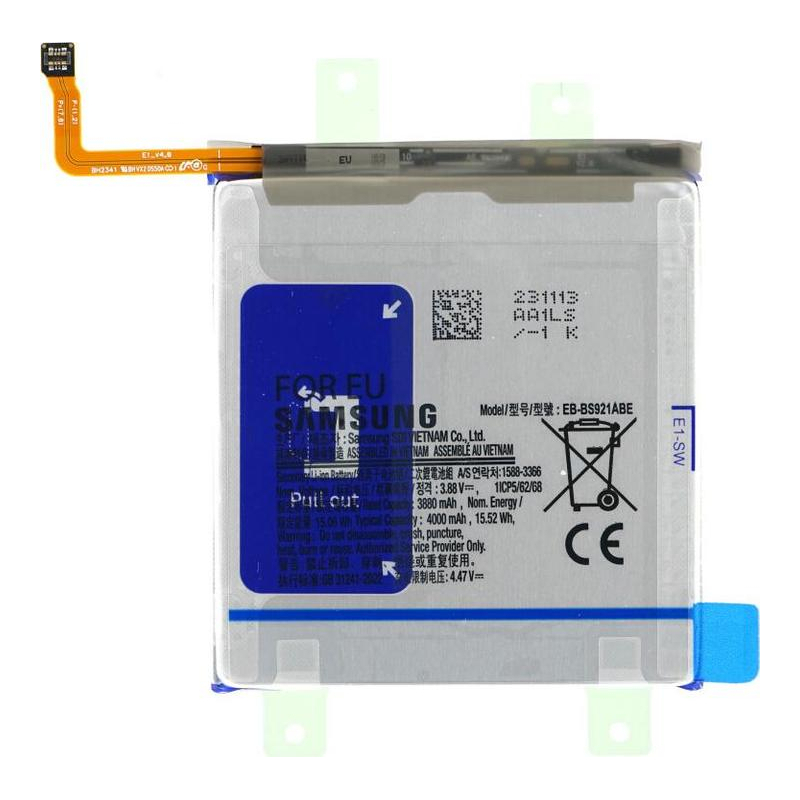 Batterie Samsung S24 Batterie Samsung Galaxy S24 SM-S921 SM-S922 S921 S922 EB-BS921ABY 4000mAh Originale Qualité