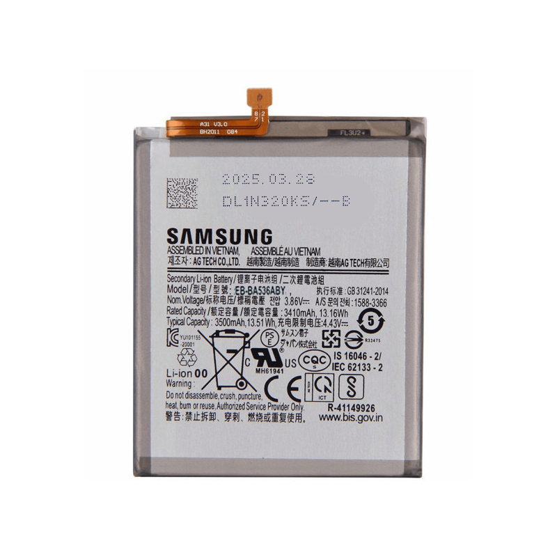 Batterie Samsung A33 5G / Samsung A53 5G A336/A536 EB-BA536ABY 5000mAh Original Quality