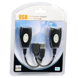 USB Extendeur RJ45 Extension Cable Adaptateur USB RJ45 Reseau LAN USB Vers RJ45 Extender