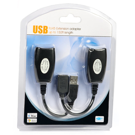 USB Extendeur RJ45 Extension Cable Adaptateur USB RJ45 Reseau LAN USB Vers RJ45 Extender