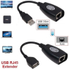 USB Extendeur RJ45 Extension Cable Adaptateur USB RJ45 Reseau LAN USB Vers RJ45 Extender
