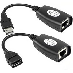 USB Extendeur RJ45 Extension Cable Adaptateur USB RJ45 Cable Reseau LAN USB Vers RJ45 Extender