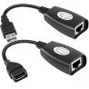 USB Extendeur RJ45 Extension Cable Adaptateur USB RJ45 Cable Reseau LAN USB Vers RJ45 Extender