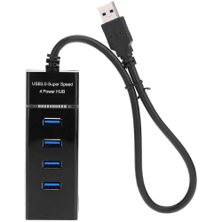 HUB USB 3.0 4 Ports Haute Vitesse Multi USB Port 3.0 Rallange USB Cable 30cm