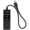 HUB USB 3.0 4 Ports Haute Vitesse Multi USB Port 3.0 Rallange USB Cable 30cm