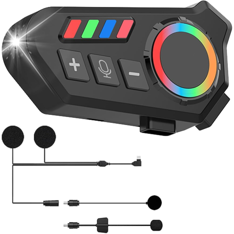 Casque Bluetooth Moto kit haut-parleur sans fil Réduction Bruit K06 Waterproof
