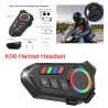 Casque Bluetooth Moto kit haut-parleur sans fil Réduction Bruit K06 Waterproof