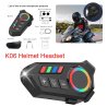 Casque Bluetooth Moto kit haut-parleur sans fil Réduction Bruit K06 Waterproof