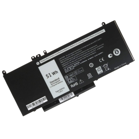 Batterie DELL Latitude E5450 E5550 Original Capacité Batterie Dell G5M10 51WH 7.4V