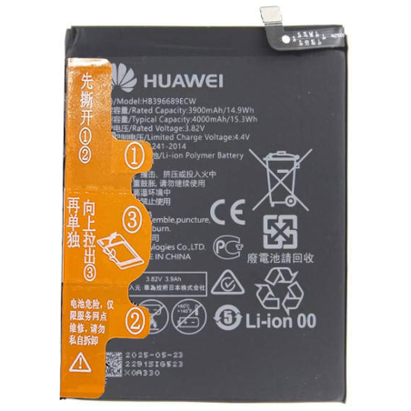 Batterie Huawei Mate 9 Mate 9 Pro MHA-L29 Batterie Original Qualité HB396689ECW 4000 mAh