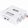 Adaptateur AV/RCA vers HDMI 1080P HD – Convertisseur AV/RCA to HDMI avec Support PAL/NTSC Haute Qualité