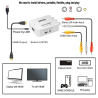 Adaptateur AV/RCA vers HDMI 1080P HD – Convertisseur AV/RCA to HDMI avec Support PAL/NTSC Haute Qualité