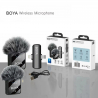 Microphones Cravate Type.C et Lightning Kit Bluetooth Boya