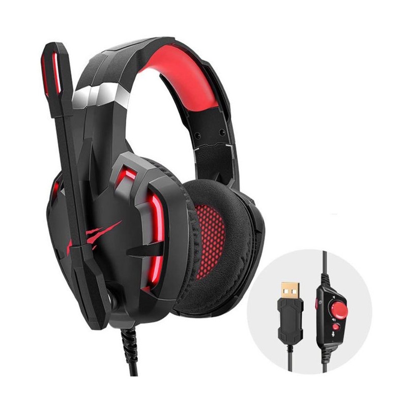 Casque Gamer Pour Smartphones PS3 PS4 PC Xbox Bass Stereo Headphones USB  7.1 with Mic
