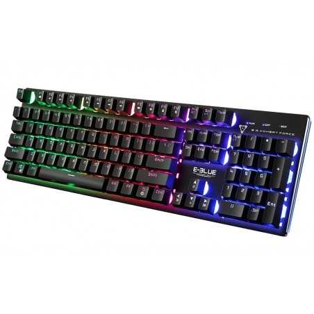 Clavier Gamer Mécanique Métal Avec Touches Multimédia RGB  Backlite