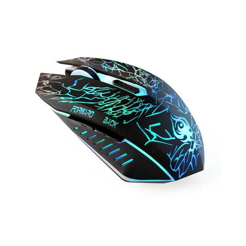 Souris Gamer LED 7 COLORS BACKLIGHT 4 BUTTONS 2400DPI