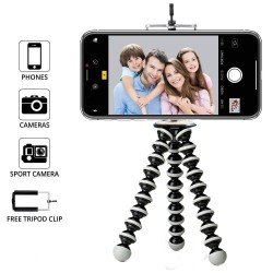Tripod Gorilla Flexible Polyvalent avec support Smartphone et Camera Gopro...