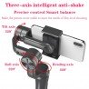 3-Axis Stabilisateur Handheld Gimbal de poche PTZ cardan Smartphone Gopro caméra Selfie bâton trépied pour Smartphone